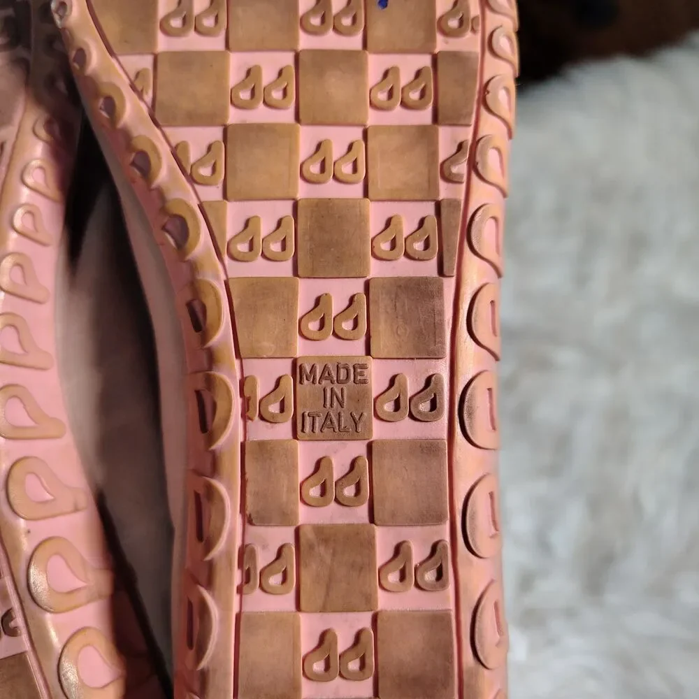 Sweats Bi Chego Calf Skin Leather Made In Italy Wmns Size 8 Shoes